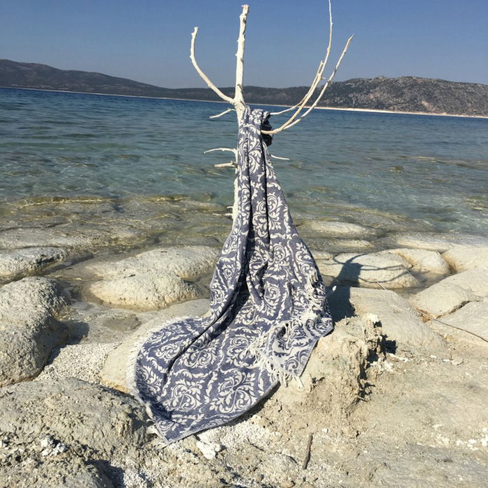 Mijölnir Toalla de Playa Fouta Azul Oscuro Mijölnir Toalla de Playa Fouta Azul Oscuro